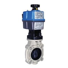 Electric butterfly valve