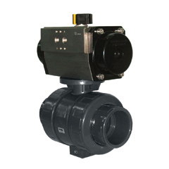 Pneumatic ball valve